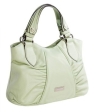 Кожаная летняя сумка Leo Ventoni, цвет: пастельно-зеленый L-23003500 2010 г инфо 12261v.